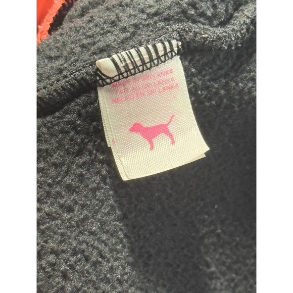 PINK Victoria's Secret Fleece‎ Full Zip Jacket Cozy Warm Layering S - Picture 8 of 10